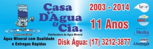 Casa D'Água & Cia - Distribuidor de Água Mineral